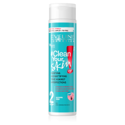 EVELINE CLEAN YOUR SKIN OCZYSZCZ-MAT.TONIK PRZECIW PRYSZCZOM 225ML