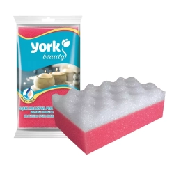 YORK Gąbka masażowa PROSTOKĄTNA
