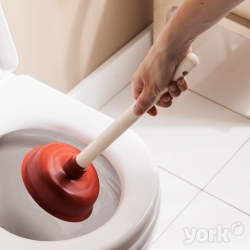 YORK Przepychacz sanitarny z drewnianą rączką