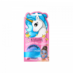 EVELINE HOLO MASK PEEL-OFF UNICORN BLUE GLOW CHLOE 7ML