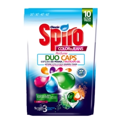 SPIRO PARFUME DUO CAPS COLOR &JEANS  Dwukomorowe kapsułki  do  prania tkanin kolorowych i jeans