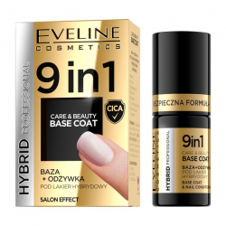 EVELINE ODŻYWKA+BAZA DO PAZNOKCI 9W1 POD LAK.HYBRYDOWY 5ML