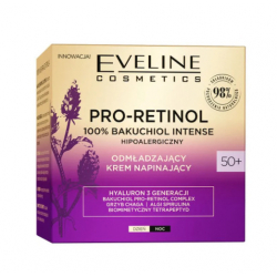 EVELINE PRO-RETINOL 100% BAKUCHIOL ODMŁADZAJĄCY KREM 50+D/N 50ML