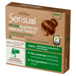 JOANNA SENSUAL Plastry do depilacji twarzy VEGE