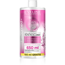 EVELINE FACEMED HIALURONOWY 3W1 PŁYN MICELARNY 650ML