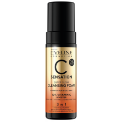 EVELINE C SENSATION OCZYSZCZAJĄCA PIANKA DO MYCIA TWARZY 150ML