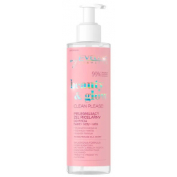 EVELINE BEAUTY GLOW ŻEL MICELARNY DO MYCIA TWARZY 200ML