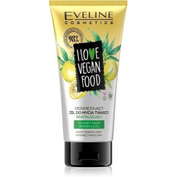 EVELINE I LOVE VEGAN FOOD ODŚWIEŻAJĄCY ŻEL DO MYCIA TWARZY 150ML