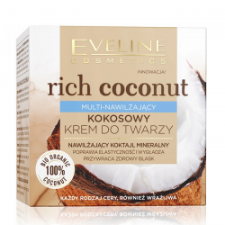 EVELINE RICH COCONUT MULTI-NAWILŻAJĄCY KREM D/N 50ML