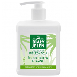 Biały jeleń żel do intymnej Aloes