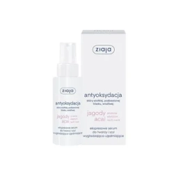 ZIAJA JAGODY ACAI SERUM DO TWARZY WAYGŁADZJĄCO-UJĘDRNIAJĄCE/KART 50ML