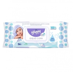 Chusteczki nawilżane wodą Bella Baby Happy Aqua Care 99% wody