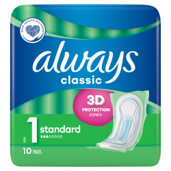 Podpaski Always Classic 10 Standard
