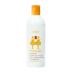 ZIAJA MAZIAJKI SZAMPON+PŁYN DO MYCIA LODY CIAST-WANILIOWE 400ML