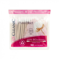PATYCZKI KOSMETYCZNE CLEANIC A160 PURE EFFECT BIO DEGRADALNE