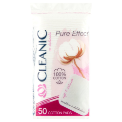PŁATKI KOSMETYCZNE CLEANIC A50 KWADRAT