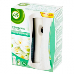 AIR WICK FRESHMATIC STARTER URZĄDZENIE + ZAPAS 250ml  BIAŁE KWIATY