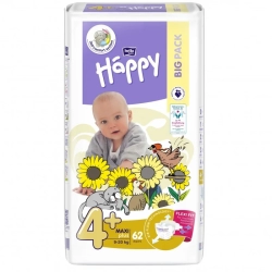BELLA HAPPY PIELUSZKI średnie MAXI+ - 12szt. 9-20kg