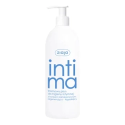 ZIAJA INTIMA KREMOWY PŁYN Z KWASEM LAKTOBIONOWYM/ DOZOWNIK 500ML