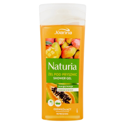 NATURIA Żel pod prysznic mango i papaja 100ml