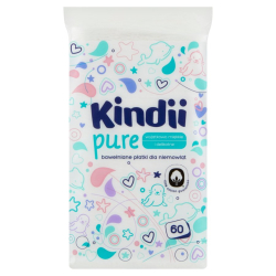 PŁATKI KOSMETYCZNE CLEANIC KINDII A60 PURE DZIDZIUŚ