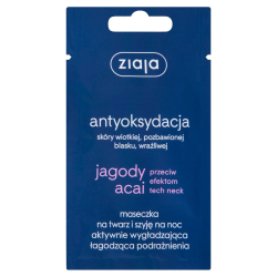 ZIAJA JAGODY ACAI MASECZKA NA NOC WYGŁADZAJĄCO-ŁAG.SASZ 7ML