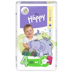 Pieluszki Bella Happy 4 Maxi 8-18 kg 66szt