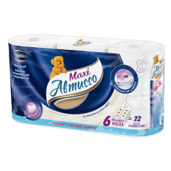Papier toaletowy 3warstwowy Almusso Maxi a'6