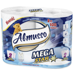 Ręcznik papierowy 2warstwowy Almusso Mega a`2