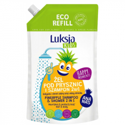 Luksja kids żel pod prysznic+szampon 750ml zapas