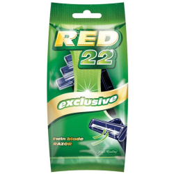 RED 22 - Jednorazowa maszynka do golenia z nieruchomą główką - 5 szt.