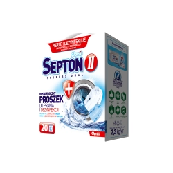 CLOVIN II SEPTON dezynfekujący proszek do prania w kartonie