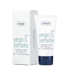 ZIAJA YEGO SENSITIV KREM NAWILŻAJĄCY SPF 10 DLA MĘŻCZYZN 50ML
